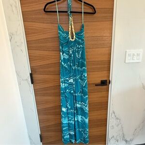 Elegant Blue Maxi Dress